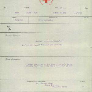 Soldier packet page