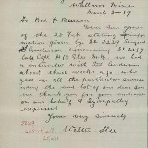 Soldier packet page
