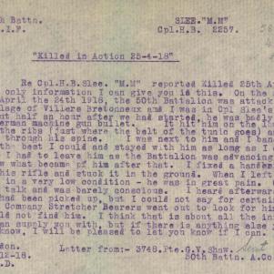 Soldier packet page