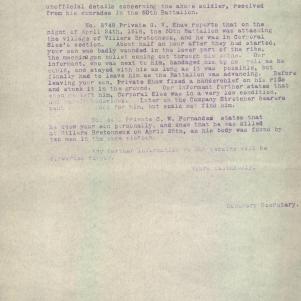 Soldier packet page
