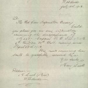 Soldier packet page