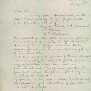 Soldier packet page