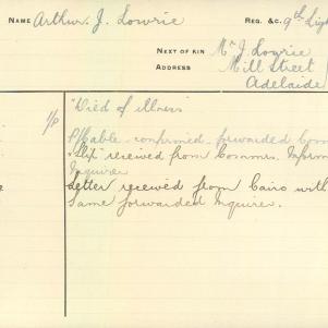 Soldier packet page