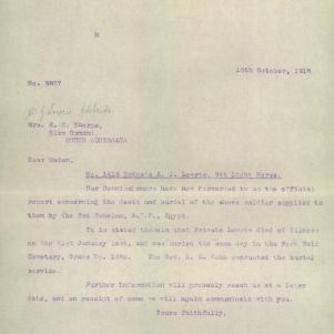 Soldier packet page