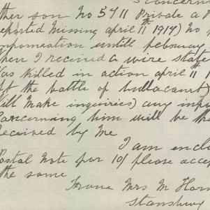 Soldier packet page