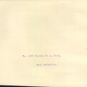 Soldier packet page