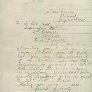 Soldier packet page