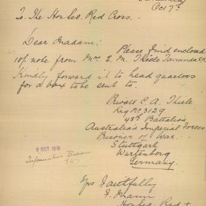 Soldier packet page