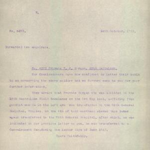 Soldier packet page