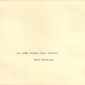 Soldier packet page
