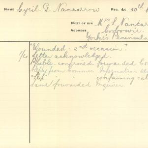 Soldier packet page