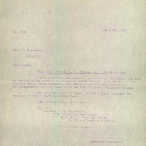 Soldier packet page