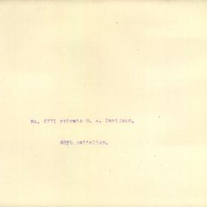 Soldier packet page