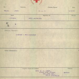 Soldier packet page