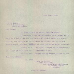 Soldier packet page