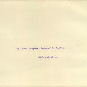 Soldier packet page