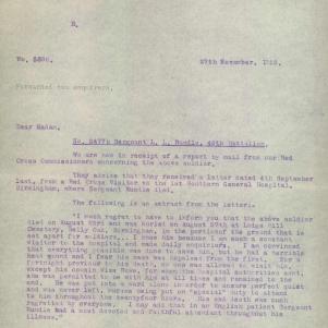 Soldier packet page