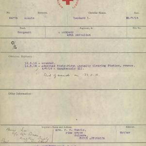 Soldier packet page