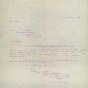 Soldier packet page