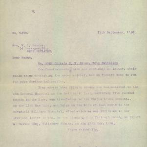 Soldier packet page