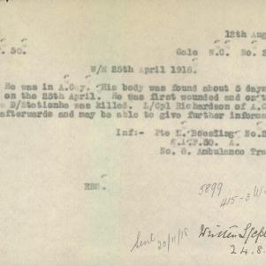 Soldier packet page