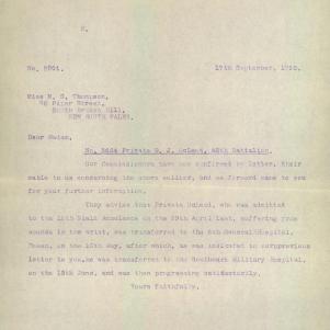 Soldier packet page