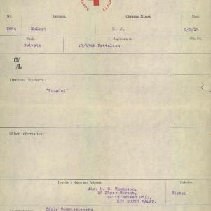 Soldier packet page