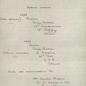 Soldier packet page