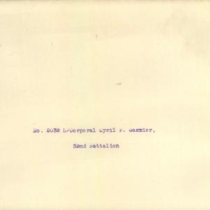 Soldier packet page
