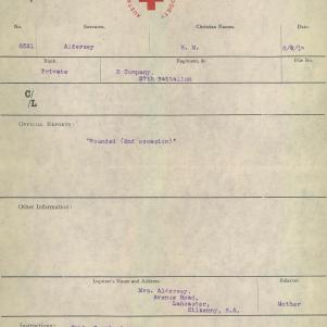 Soldier packet page