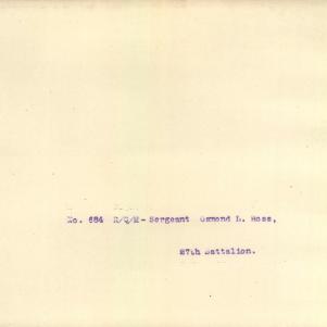 Soldier packet page