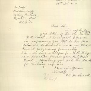 Soldier packet page