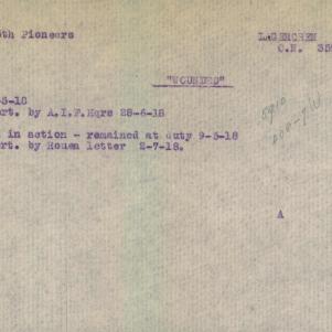 Soldier packet page