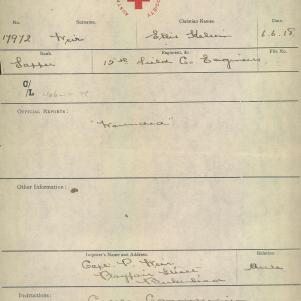 Soldier packet page