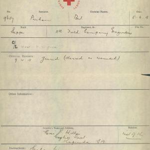 Soldier packet page
