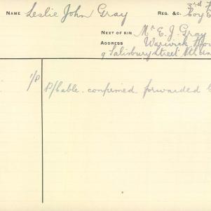 Soldier packet page