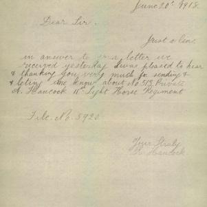 Soldier packet page
