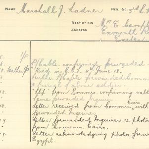 Soldier packet page
