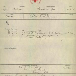 Soldier packet page