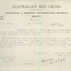 Soldier packet page