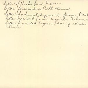 Soldier packet page