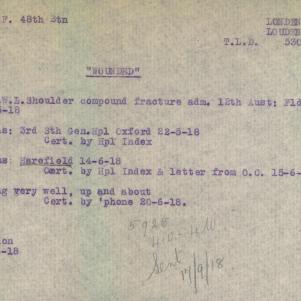 Soldier packet page