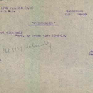 Soldier packet page