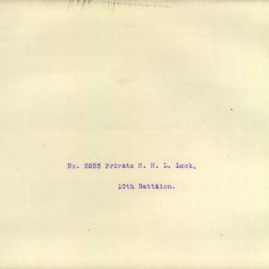 Soldier packet page