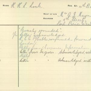 Soldier packet page