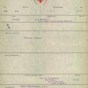 Soldier packet page