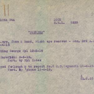 Soldier packet page