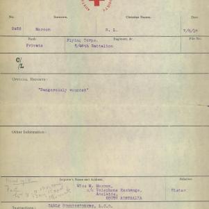 Soldier packet page