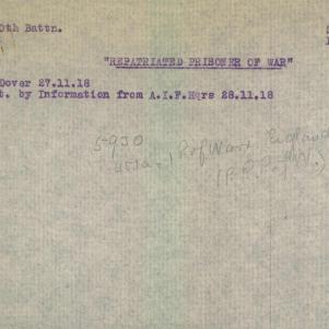 Soldier packet page