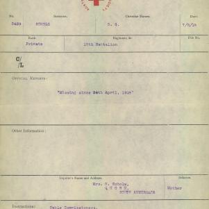 Soldier packet page